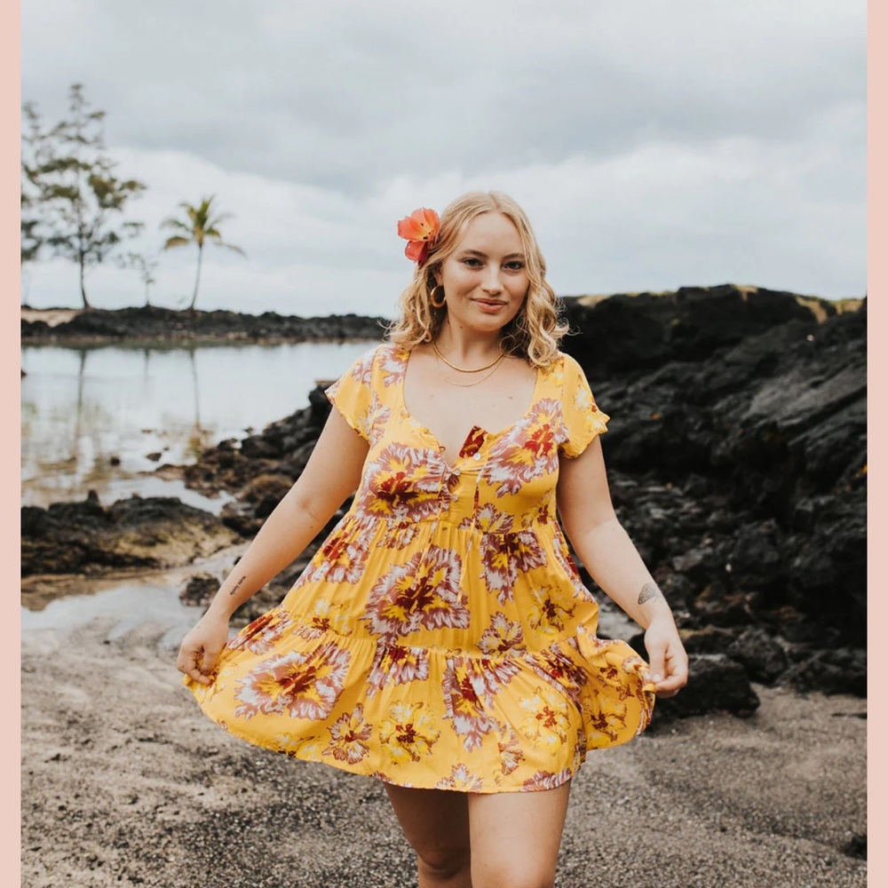 Alohiwai hau babydoll dress